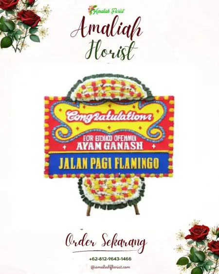 Sewa Papan Bunga Rambah Samo